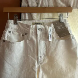 Madewell The Petite Curvy Perfect Vintage‎ Jean White Denim NWT Size 24P thumbnail 3