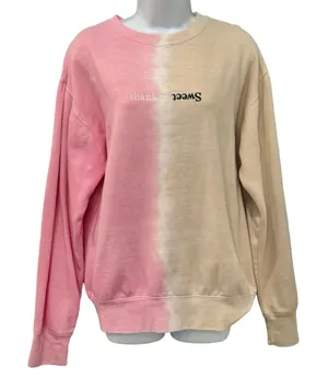 Ariana Grande Sweetener Pink Tan World Tour Thank U Next Crew Sweatshirt size S thumbnail 1