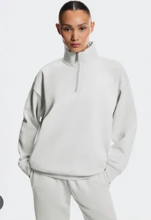 Club Monaco Club Collective Iceberg 1/4 Zip Size XS. thumbnail 1
