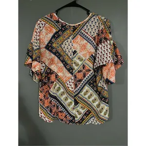 Cato Est 1946 Bell Sleeve Short Sleeve Top Size Small thumbnail 2