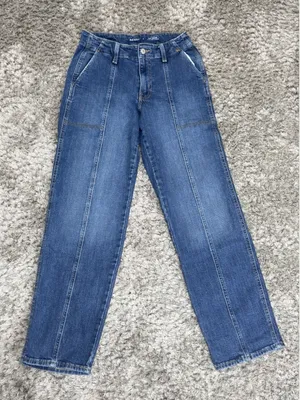 Old Navy Jeans Women's OG Loose Mid Rise Stretch Denim (25x29) Size 4 thumbnail 1