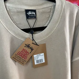 •Nwt• StüSsy Buana Pig. Dyed Khaki Crewneck • Xxl thumbnail 6