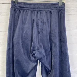 Offline By Aerie Plush Blue Velour Jogger Pants women's Size small thumbnail 5