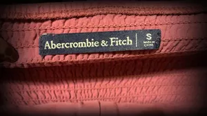 Abercrombie & Fitch Burgundy Lace V-Neck Mini Dress Size S thumbnail 3