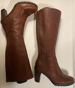 Timberland Tall Brown Gusseted Stratham Heights Genuine Leather Boots - 6.5 thumbnail 11