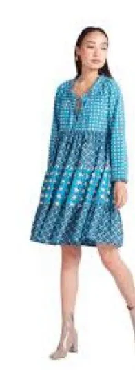 Tuckernuck Ro's Garden Sonia Short Dress,‎ Blue Celia size xs thumbnail 1