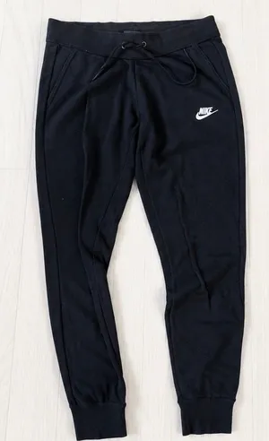 Nike Women's Sportswear Club Jogger Pants Sweatpants Black Small thumbnail 1