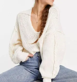 NEW Free people see bright pullover sweater thumbnail 1