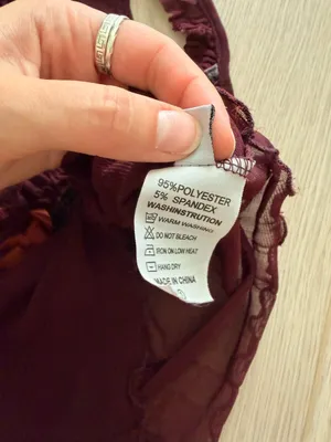 GUC Burgundy Sheer Mesh Y2K Cami Top thumbnail 4