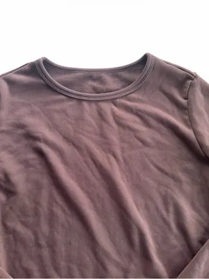 Dazy x StarSeries Brown Fleece Lined Long Sleeve Thermal Top - Size L thumbnail 4