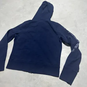 Vintage Polo Jeans Company Ralph Lauren Women's Zip Hoodie Sweatshirt Blue SZ L thumbnail 9