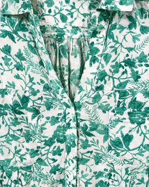 827 Maeve Anthropologie Floral Blouse Women X-Small Coastal Boho thumbnail 4