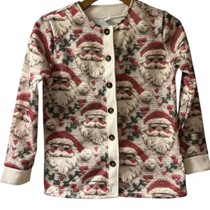 Festive Santa Button thumbnail 1