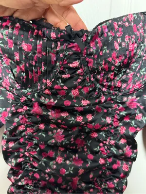 For Love Of Lemons Melrose Floral Mini Dress thumbnail 7