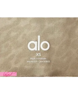 Alo Airlift High-Waist Leopard Debossed Leggings Gravel Tan Animal Print Hi-Rise thumbnail 6