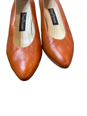 Evan Picone wms orange slip on kitten heels 2" formal shoes SKU 10-411 thumbnail 11