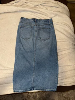 Free people denim skirt thumbnail 2