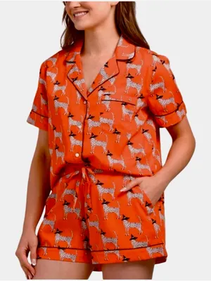 🎃🐆 Bouffants & Broken Hearts Halloween PJ Set — Size Small thumbnail 1
