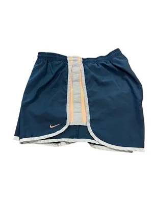 NIKE Dri-Fit Running teal Shorts size L thumbnail 4