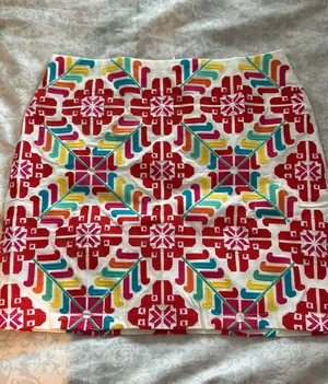 J.Marie Patterned Skirt Size L thumbnail 3