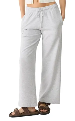 Stradivarius Wide Leg Jogger Trouser in Gray, Size M​​ thumbnail 1
