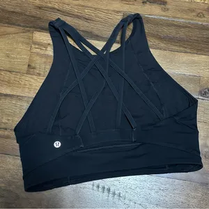 Lululemon Free To Be Serene Bra High Neck Long Line 10 thumbnail 3
