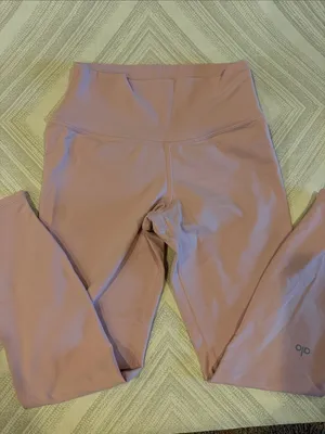 Alo Yoga Pink High Waist Leggings Thick Material Women’s Medium thumbnail 2