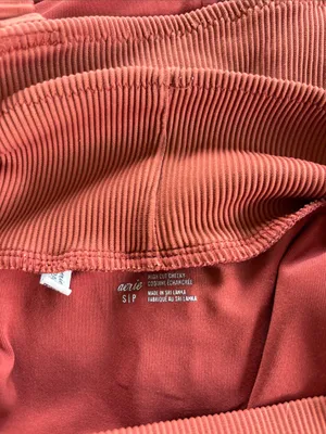 Aerie Ribbed Rust Bikini set thumbnail 7