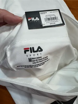 Fila White Women's Athletic Skort with Zip Pocket NWT medium thumbnail 5