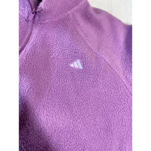 Adidas City Tech High Pile Fleece Full Zip Jacket in Aurora Plum Purple Size L thumbnail 5