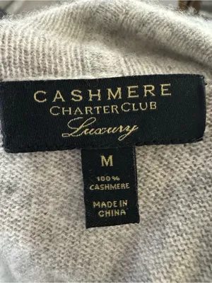 Charter‎ Club luxury Cashmere Cardigan 100% cashmere Medium thumbnail 4