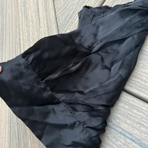 NWT ZARA BLACK SILK BLOUSE‎ thumbnail 4