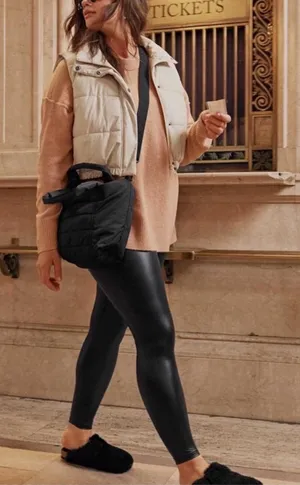 Offline by Aerie Real Luxe faux leather leggings L thumbnail 1