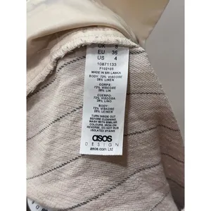 Linen Blend Pinstripe Trousers - Tall thumbnail 8