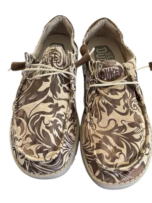 Hey Dude Women's Wendy Tartan Ranch Sand Shoes Size 11 Slip On Casual thumbnail 2
