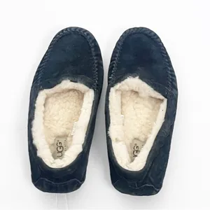 UGG AUSTRALIA Ansley Black Waterproof Water Resistant Suede Lined Slippers 7 thumbnail 5