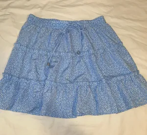 Blue Floral Skirt Size L thumbnail 1