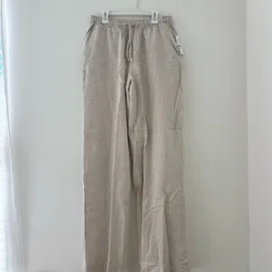 Pacsun Beige Linen Pants thumbnail 2