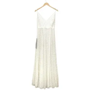 NWT ASOS Ivory Sequined Beaded Josie Backless Cami Maxi Wedding Dress Size 6 NEW thumbnail 4