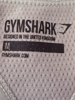 Gymshark Tank with Neon Coral Logo Sz M thumbnail 8