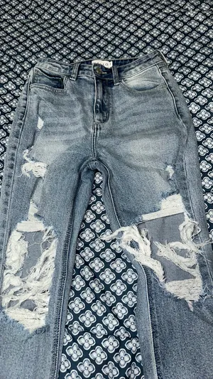 Cello Jeans Denim Distressed Mom Jeans thumbnail 2