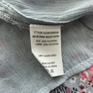 ASTR The Label Dress Sz S Chiffon Strap Maxi Dress Tiered Open Back Floral thumbnail 9
