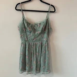 Lulu's Floral Blue Dress thumbnail 2