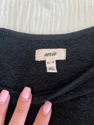 Aerie Textured Top thumbnail 2
