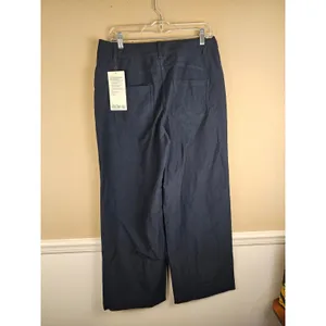 NWT Lululemon Womens True Navy City Sleek 5 Pocket Wide Leg Utilitech Pants 31 thumbnail 2