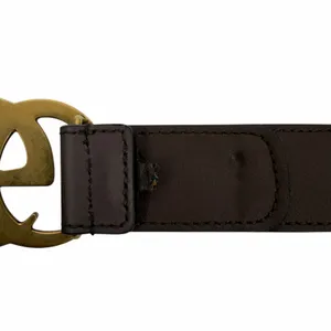 Gucci Canvas Monogram GG Buckle Supreme Leather Belt Brown Size 85cm/34" thumbnail 9