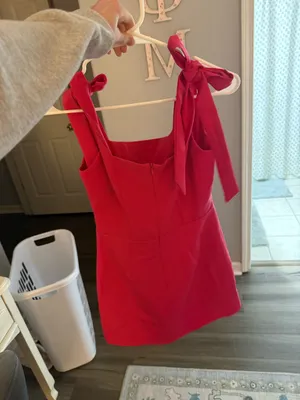 Lulus Pink dress with shoulder tie thumbnail 2