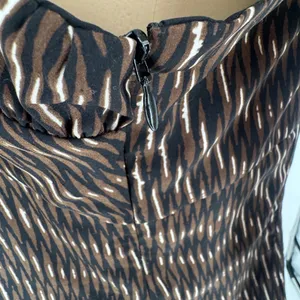 Banana‎ Republic Womens Brown Ikat Print Empire Waist Camisole Top Size 8 Zip thumbnail 5