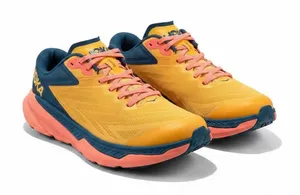 HOKA One One Zinal Trail Running Shoe Sneaker Women 10B Orange Mesh Everyday thumbnail 1