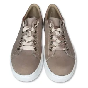 Finn Comfort El Paso Lace Up Shoes US 8.5 UK 6 Neutral Nubuck Suede Leather $435 thumbnail 2